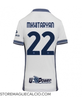 Inter Milan Henrikh Mkhitaryan #22 Maglia Gara Trasferta Repliche 2024-25 Donna